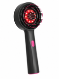 Cepillo Masajeador Capilar LED | Vibración + Microcorriente Anticaída