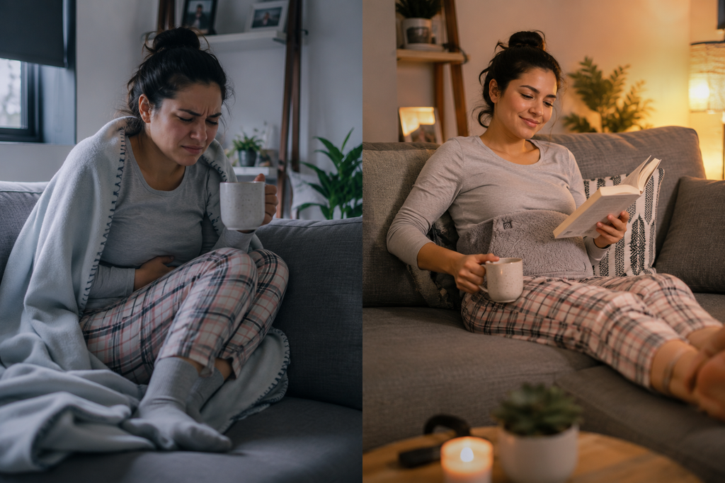 Faja Calefactora USB para Cólicos Menstruales | Cinturón Térmico 3 Niveles de Calor