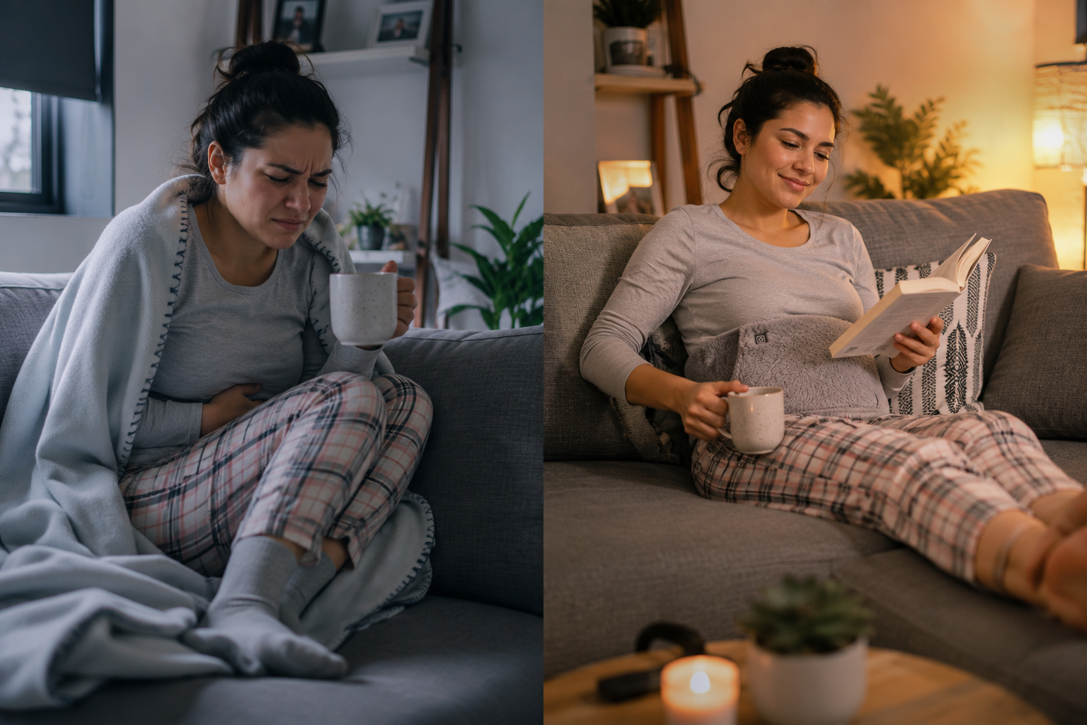 Faja Calefactora USB para Cólicos Menstruales | Cinturón Térmico 3 Niveles de Calor