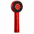 Cepillo Masajeador Capilar LED | Vibración + Microcorriente Anticaída