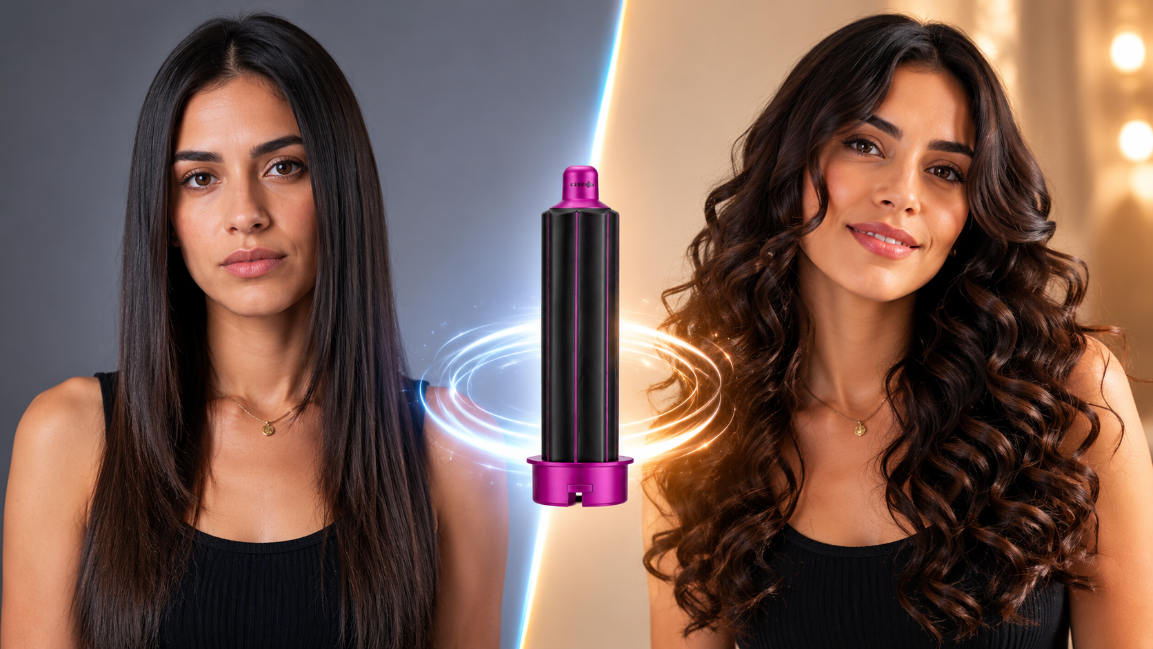 Estilizador de Cabello 5 en 1 | Seca, Alisa y Riza en un Solo Dispositivo