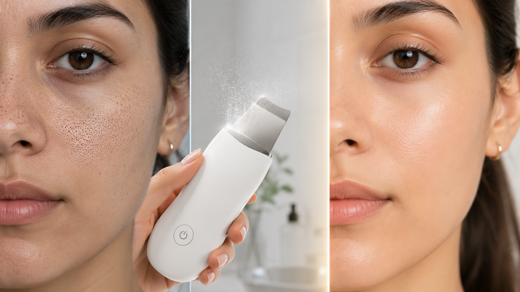 Limpiador Facial Ultrasónico | Poros Limpios y Lifting en Casa